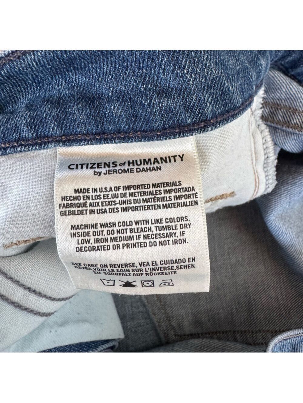 Citizens Of Humanity Emerson Slim Boyfriend Jeans Light Wash Size 28 - Picture 7 of 8